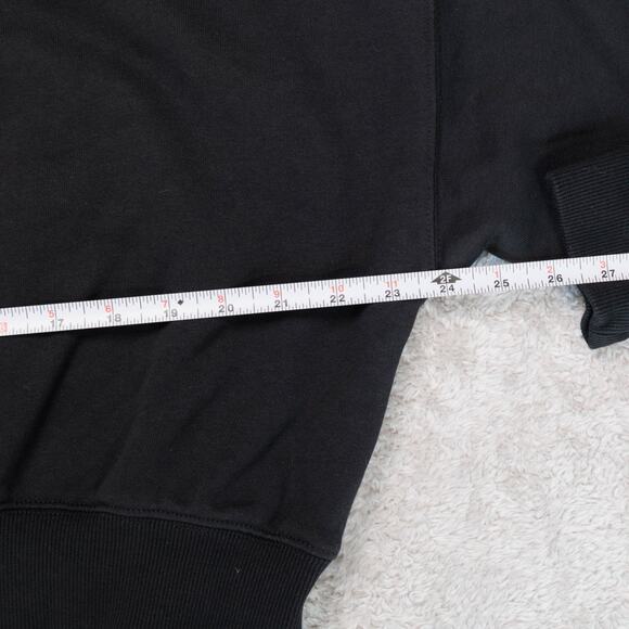 Fabletics Year Round Black Terry Cropped Sweatshirt Womens Size XL - Picture 5 of 10